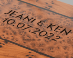 engraving wooden box