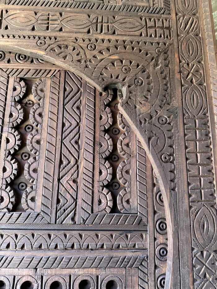 Custom Moroccan Handmade Wood Doors, Artisan Vintage Elegance – Authentic Home Decor