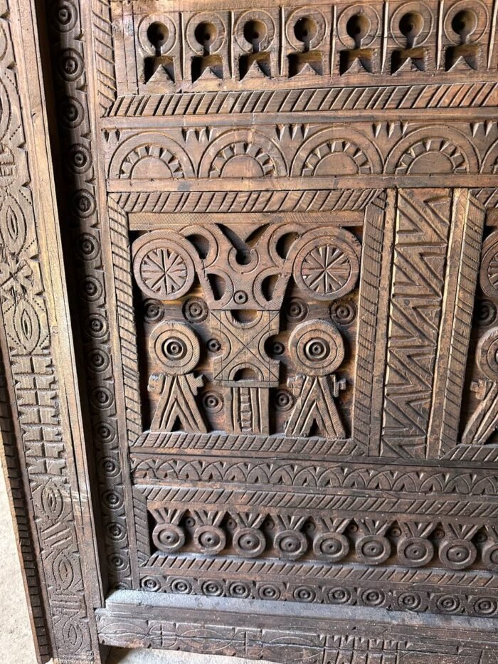 Custom Moroccan Handmade Wood Doors, Artisan Vintage Elegance – Authentic Home Decor