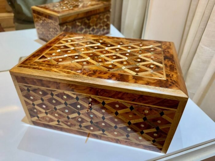 Pencil Wood Box Luxury Lockable – Authentic Home Decor