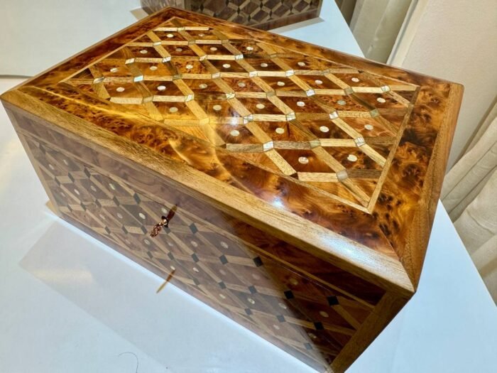 Pencil Wood Box Luxury Lockable – Authentic Home Decor