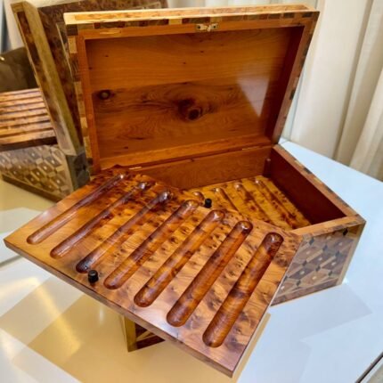 Pencil Wood Box Luxury Lockable