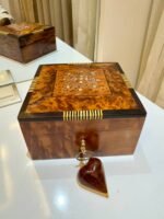 Handcrafted Moroccan Thuya Wood Jewelry Box