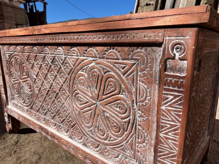 Handmade Berber Storage , Custom Moroccan Wood Cabinet , Elegant Rustic Boho Furniture – Authentic Home Decor