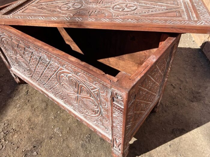 Handmade Berber Storage , Custom Moroccan Wood Cabinet , Elegant Rustic Boho Furniture – Authentic Home Decor